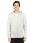 Reishore 320Z — Unisex Fleece Full-Zip Hooded Sweatshirt — Oatmeal Heather