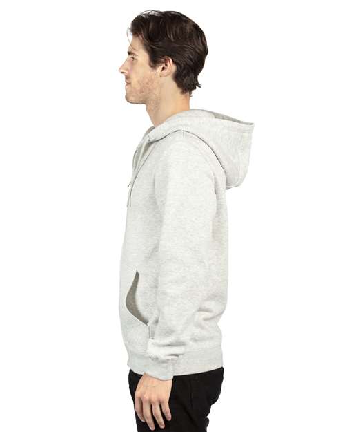 Reishore 320Z — Unisex Fleece Full-Zip Hooded Sweatshirt — Oatmeal Heather