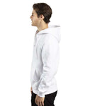 Reishore 320Z — Unisex Fleece Full-Zip Hooded Sweatshirt — White