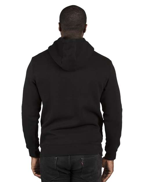 Reishore 320H — Unisex Ultimate Fleece Pullover Hooded Sweatshirt — Black