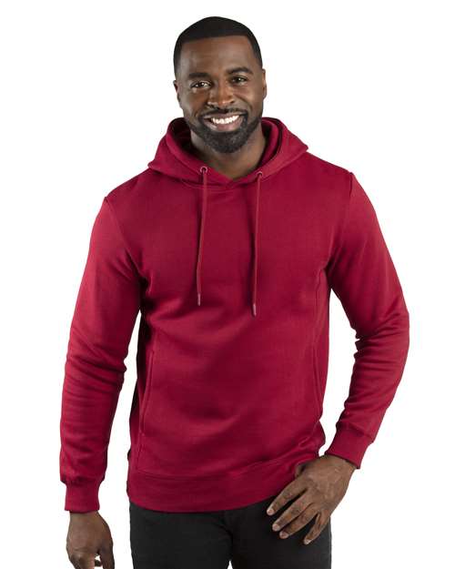 Reishore 320H — Unisex Ultimate Fleece Pullover Hooded Sweatshirt — Burgundy