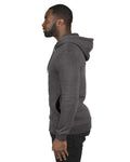 Reishore 320H — Unisex Ultimate Fleece Pullover Hooded Sweatshirt — Charcoal Heather
