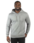 Reishore 320H — Unisex Ultimate Fleece Pullover Hooded Sweatshirt — Heather Grey