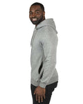 Reishore 320H — Unisex Ultimate Fleece Pullover Hooded Sweatshirt — Heather Grey