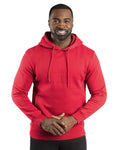 Reishore 320H — Unisex Ultimate Fleece Pullover Hooded Sweatshirt — Red