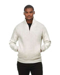Reishore 320Q — Unisex Ultimate Fleece Quarter-Zip Sweatshirt — Oatmeal Heather
