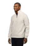 Reishore 320Q — Unisex Ultimate Fleece Quarter-Zip Sweatshirt — Oatmeal Heather