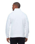 Reishore 320Q — Unisex Ultimate Fleece Quarter-Zip Sweatshirt — White