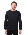 Reishore T3001 — Unisex Epic CVC Long Sleeve T-Shirt — Solid Black