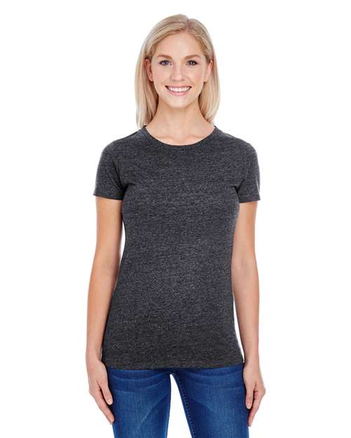 Reishore 202A — Women's Tri-Blend T-Shirt — Black Triblend