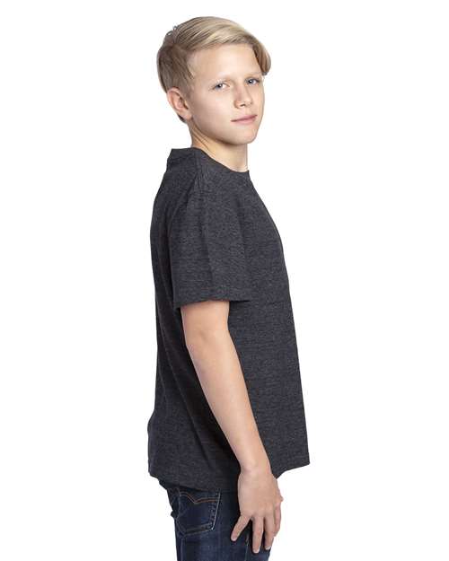 Reishore 602A — Youth Triblend T-Shirt — Black Triblend