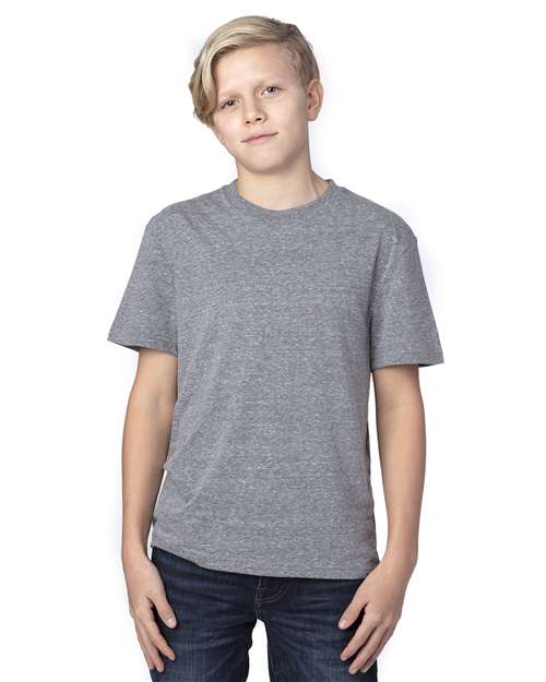 Reishore 602A — Youth Triblend T-Shirt — Grey Triblend