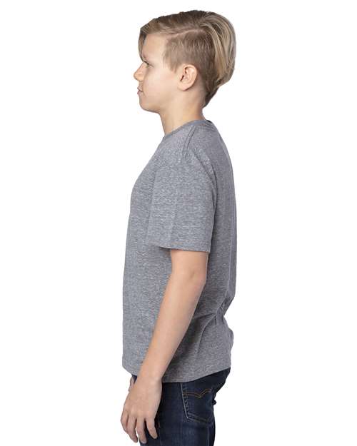Reishore 602A — Youth Triblend T-Shirt — Grey Triblend