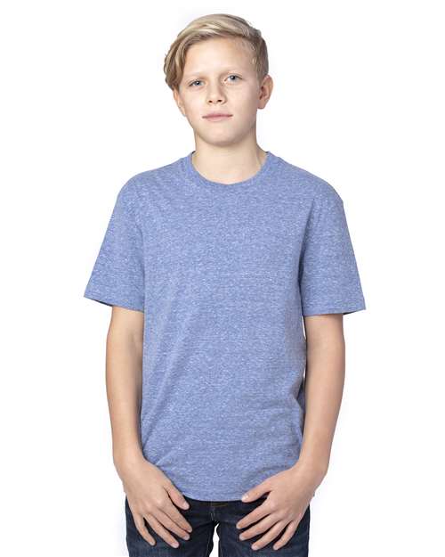 Reishore 602A — Youth Triblend T-Shirt — Navy Triblend