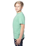 Reishore 602A — Youth Triblend T-Shirt — Green Triblend