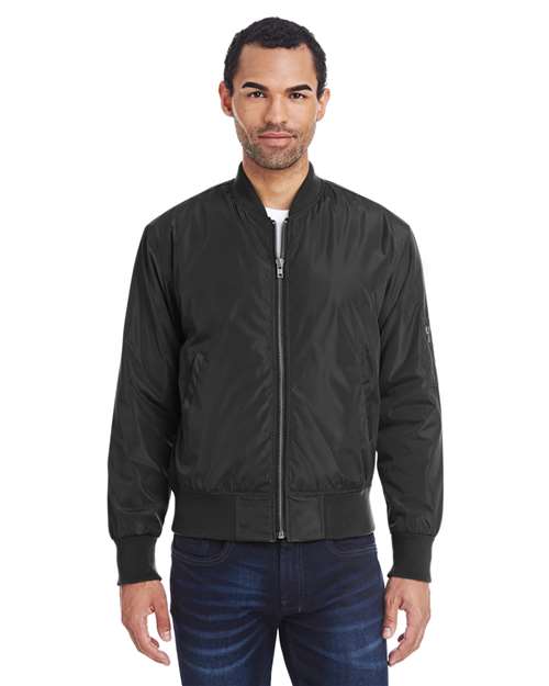 Reishore 395J — Unisex Bomber Jacket — Black