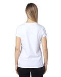 Reishore 200RV — Women's Ultimate CVC V-Neck T-Shirt — White