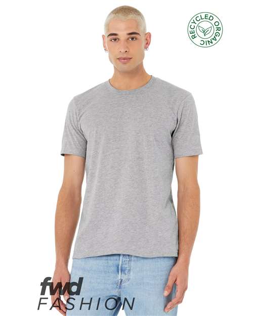 BELLA + CANVAS 3001RCY Athletic Heather Front