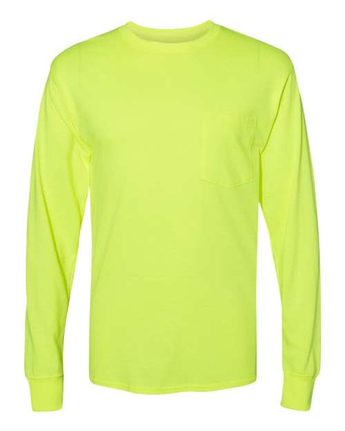Hanes W120 Safety Green Front