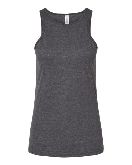 American Apparel 101CVC Heather Charcoal Front