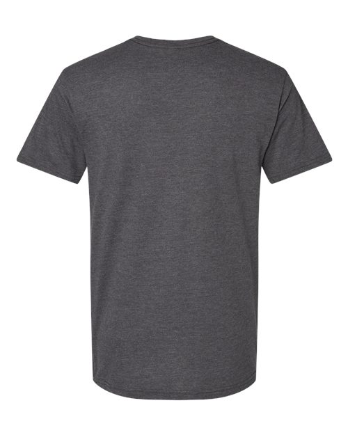 American Apparel 2006CVC Heather Charcoal Back