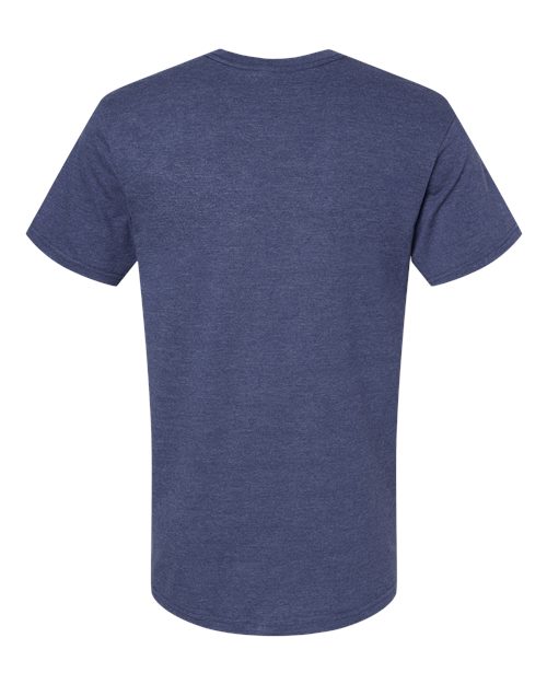 American Apparel 2006CVC Heather Indigo Back
