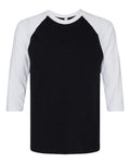 American Apparel 2003CVC Black/ White Front