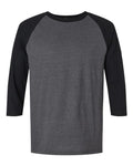 American Apparel 2003CVC Heather Charcoal/ Black Front