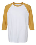 American Apparel 2003CVC White/ Heather Mustard Front